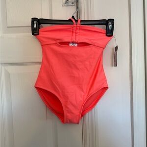 art class Kids Swim One Piece in Coral